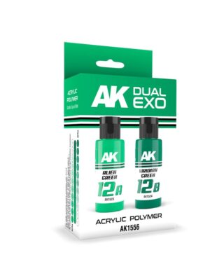 AK 1556 Dual Exo Set - Alien Green/ Viridian Green