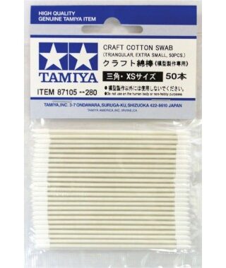 Tamiya 87105 Craft Cotton Swab (triangular xs)