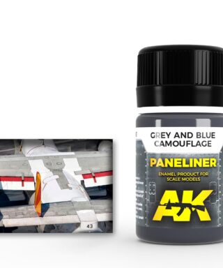 AK 2072 Paneliner for Grey and Blue Camouflage