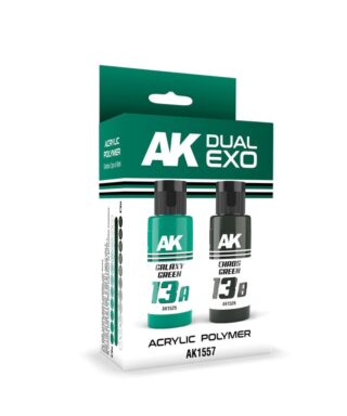 AK 1557 Dual Exo Set - Galaxy Green/ Chaos Green