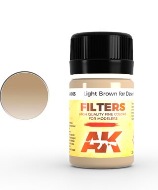 AK 065 Filter Light Brown for Desert Yellow