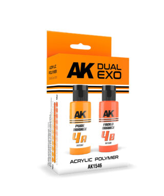 AK 1546 Dual Exo Set - Pure Orange/ Faded Orange