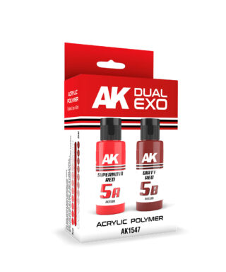 AK 1547 Dual Exo Set - Supernova Red/ Dirty Red
