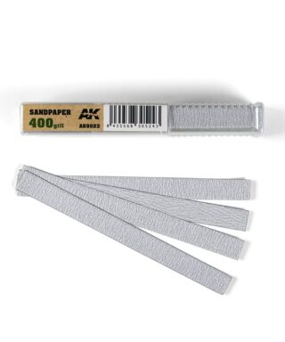 AK 9023 Dry Sandpaper 400 grit x50