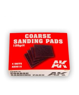 AK 9016 Coarse Sanding Pads 120 grit. 4 units