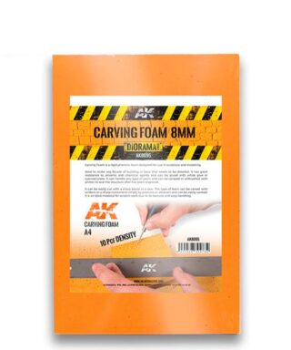 Ak 8095 Carving Foam 8mm
