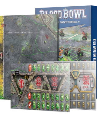Skaven and Dwarf Double-sided Pitch and Dugouts