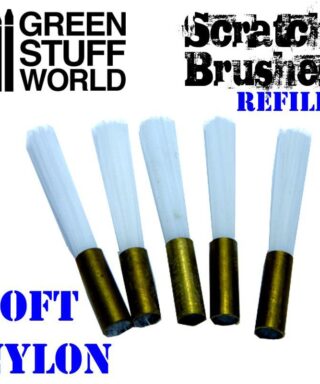 GSW 1654 Scratch Brush Set Refill – Soft nylon