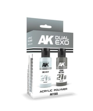 AK 1565 Dual Exo Set - 21A Silver/ 21B Gun Metal