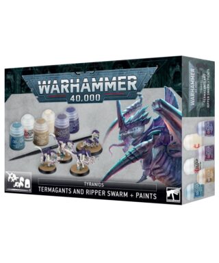 Tyranids: Termagants and Ripper Swarm + Paints Set