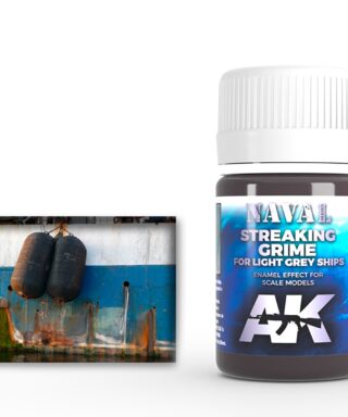 AK 305 Naval Streaking Grime for Light Grey Ships