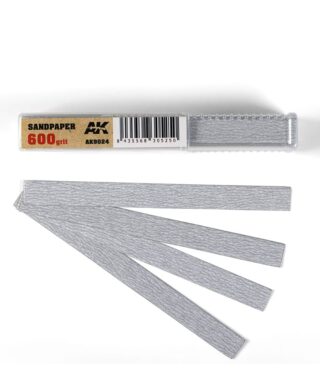 AK 9024 Dry Sandpaper 600 grit x50