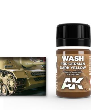 AK 300 Wash for German Dark Yellow