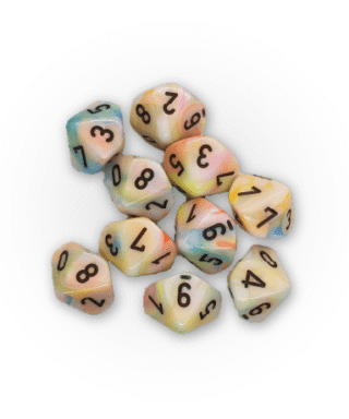 Kości Chessex Festive Circus 10d10