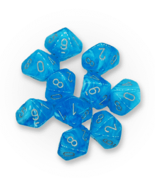 Kości Chessex Luminary Sky 10d10