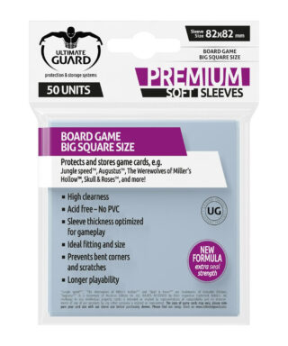 Ultimate Guard Premium Soft Sleeves 82x82mm (50)