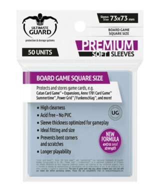 Ultimate Guard Premium Soft Sleeves 73x73mm (50)