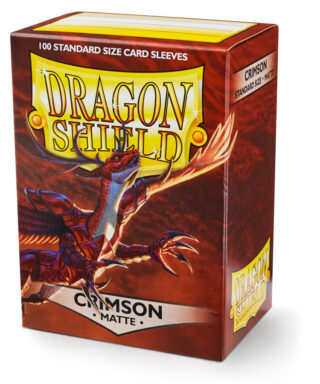 Dragon Shield Standard Sleeves - Matte Crimson