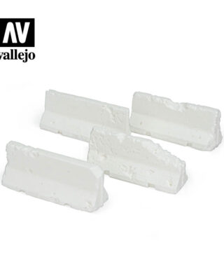 Vallejo Scenics Damaged Concrete Barriers 1:35
