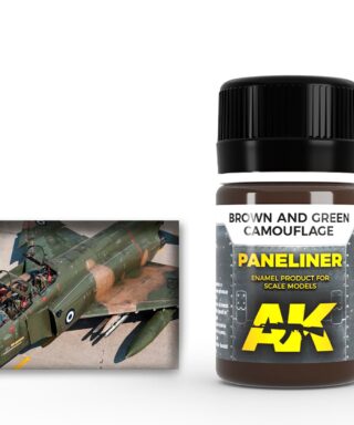 AK 2071 Paneliner for Brown and Green Camouflage