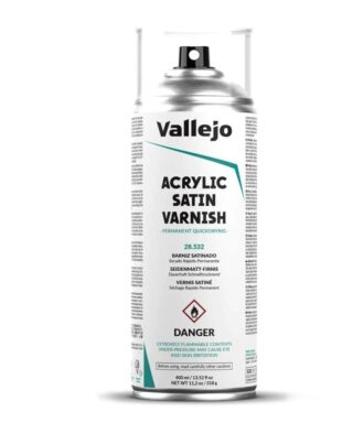 Vallejo 28.532 Acrylic Satin Varnish Spray 400ml