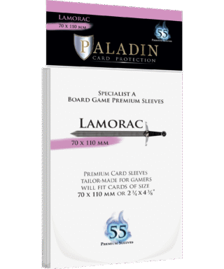 Paladin Sleeves Lamorac 70×110 mm