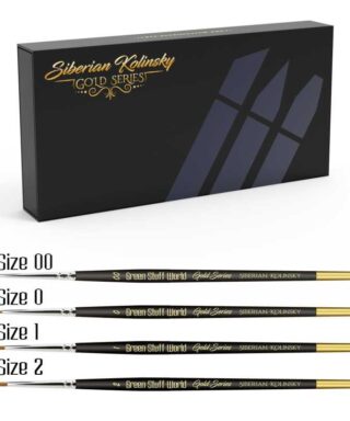 GSW Siberian Kolinsky Gold Series Brushes Set
