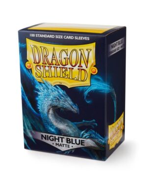 Dragon Shield Standard Sleeves - Matte Night Blue