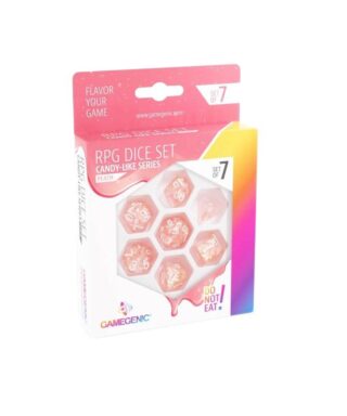 Gamegenic Candy-like Series Peach RPG Dice Set