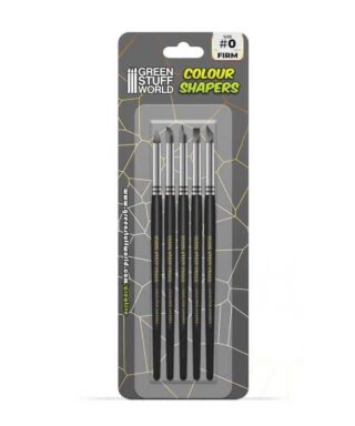 GSW Colour Shapers Brushes size 0 – Black