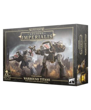 Legions Imperialis Warhound Titans with Ursus Claws and Melta Lances