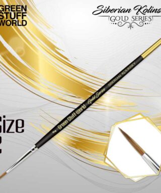 GSW Siberian Kolinsky Gold Series Brush size 2