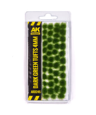 AK 8245 Dark Green Tufts 4 mm