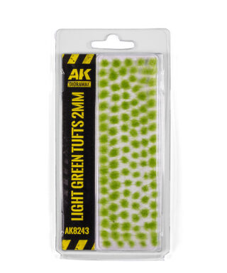 AK 8243 Light Green Tufts 2 mm