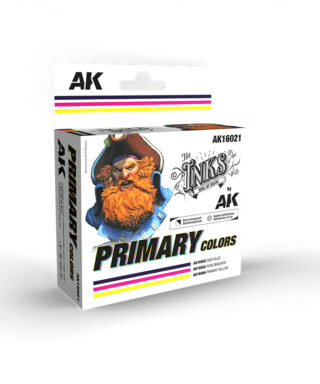 AK 16021 Primary Colors Ink Set