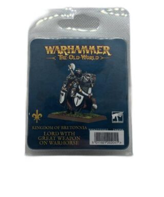 Bretonnian Lord with Great Weapon on Warhorse