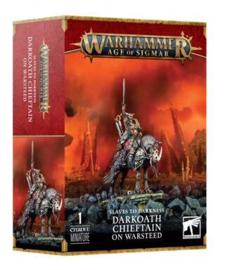 Slaves to Darkness Darkoath Chieftain on Warsteed
