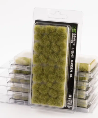 Gamers Grass Tufts Light Green XL 12 mm Wild