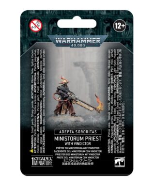 Adepta Sororitas Ministorum Priest with Vindictor