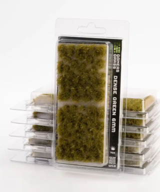 Gamers Grass Tufts Dense Green 4-6mm Wild
