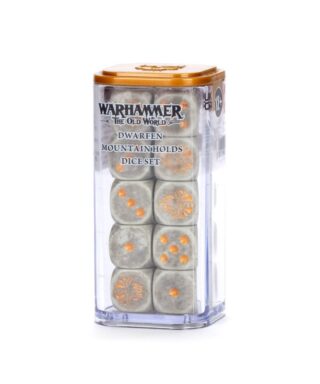 The Old World: Dwarfen Mountain Holds Dice Set