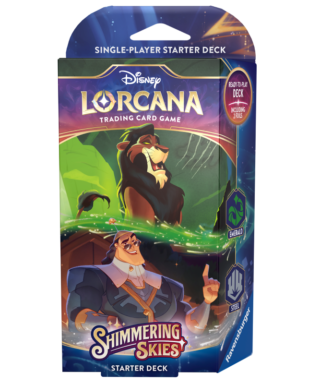 Disney Lorcana Shimmering Skies Starter Deck Emerald Steel