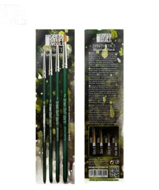 Green Stuff World Synthetic Brushes - Green Serie Pack
