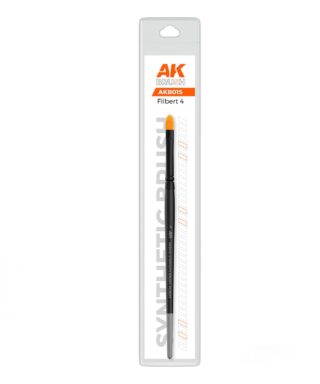 AKB015 Synthetic Brush Filbert 4