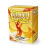 Dragon Shield Standard Sleeves - Matte Yellow