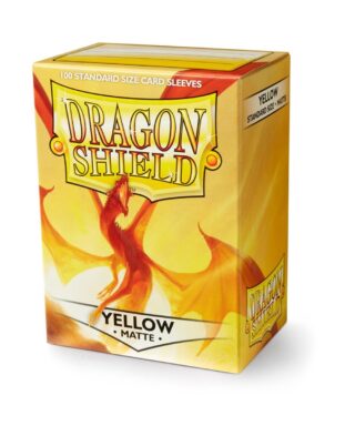 Dragon Shield Standard Sleeves - Matte Yellow