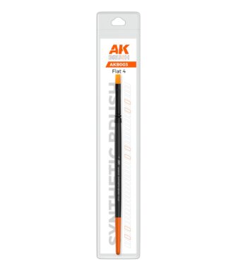 AKB003 Synthetic Brush Flat 4