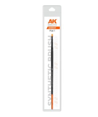 AKB001 Synthetic Brush Flat 1