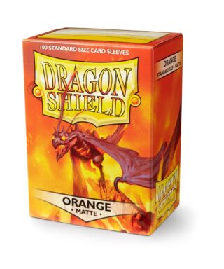 Dragon Shield Standard Sleeves - Matte Orange