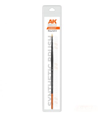 AKB007 Synthetic Brush Round 0